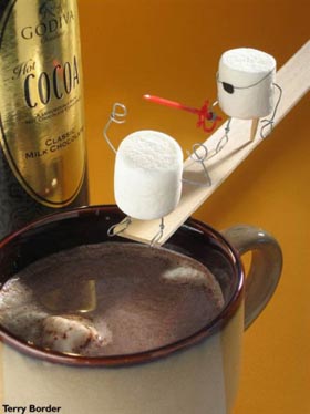 comida con vida por Terry Border