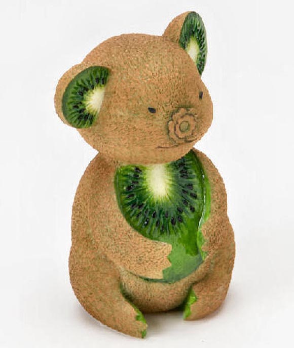 animales hechos con frutas