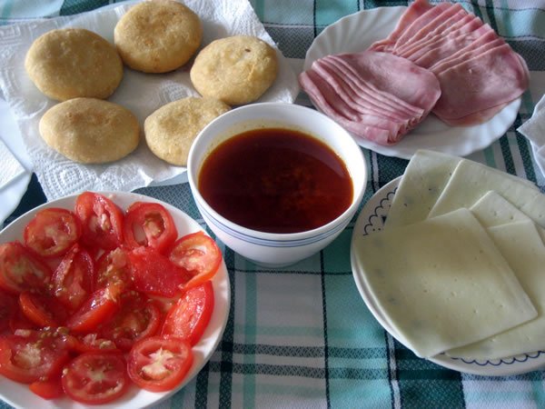 arepas con mojo
