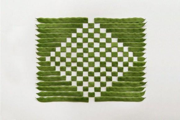 Arte con verduras por Sakir Gokcebag