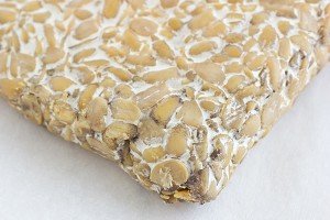 tempeh en la cocina