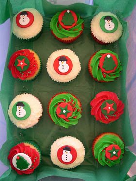 cupcakes para regalar en navidad