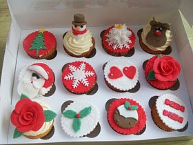 cupcakes navidad