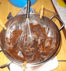 receta huevos chocolate