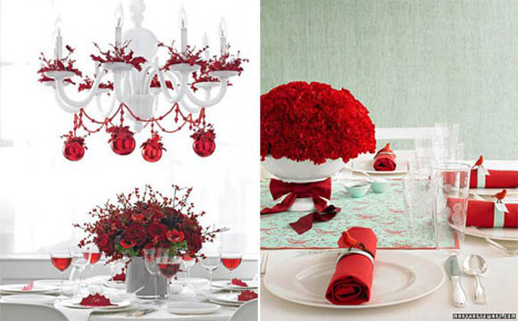 decorar mesa en navidad