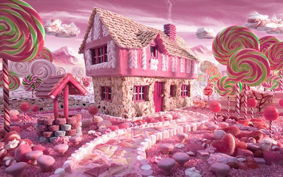 increibles paisajes hechos con comida