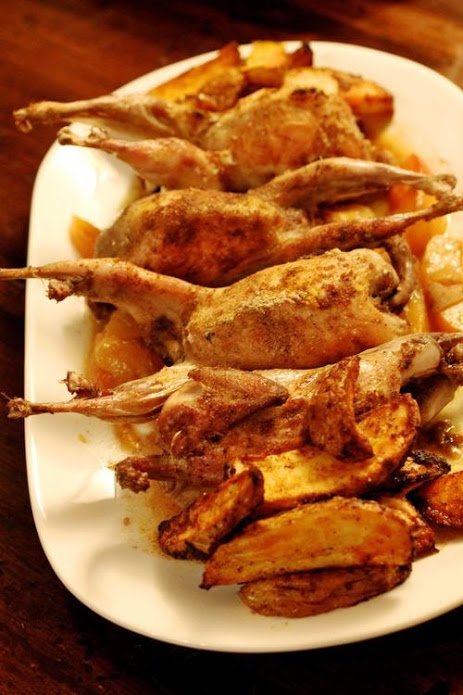 Codornices-con-especias-y-miel