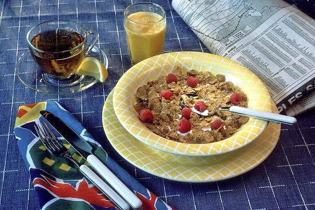 Cereales en el desayuno