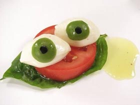 comidas divertidas, presentaciones creativas de platos