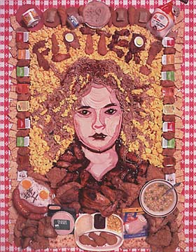 retratos de celebridades hechas con comida