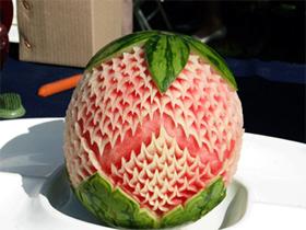 sandias talladas
