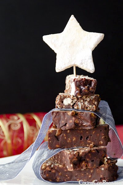 Turrón de chocolate paso a paso