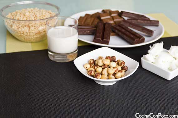Turrón de chocolate paso a paso