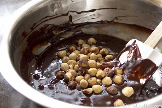 turrón de chocolate paso a paso
