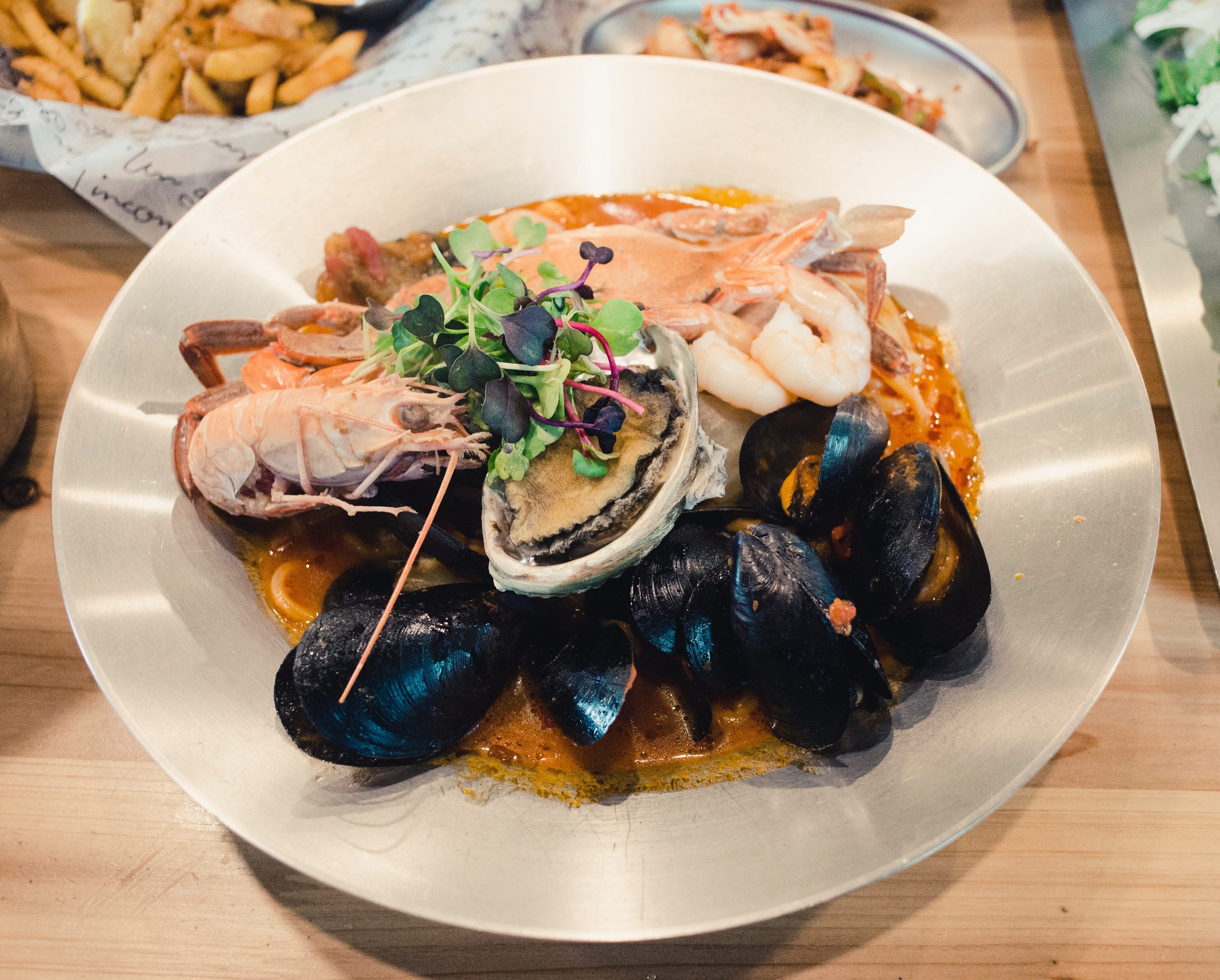 cazuela de mariscos