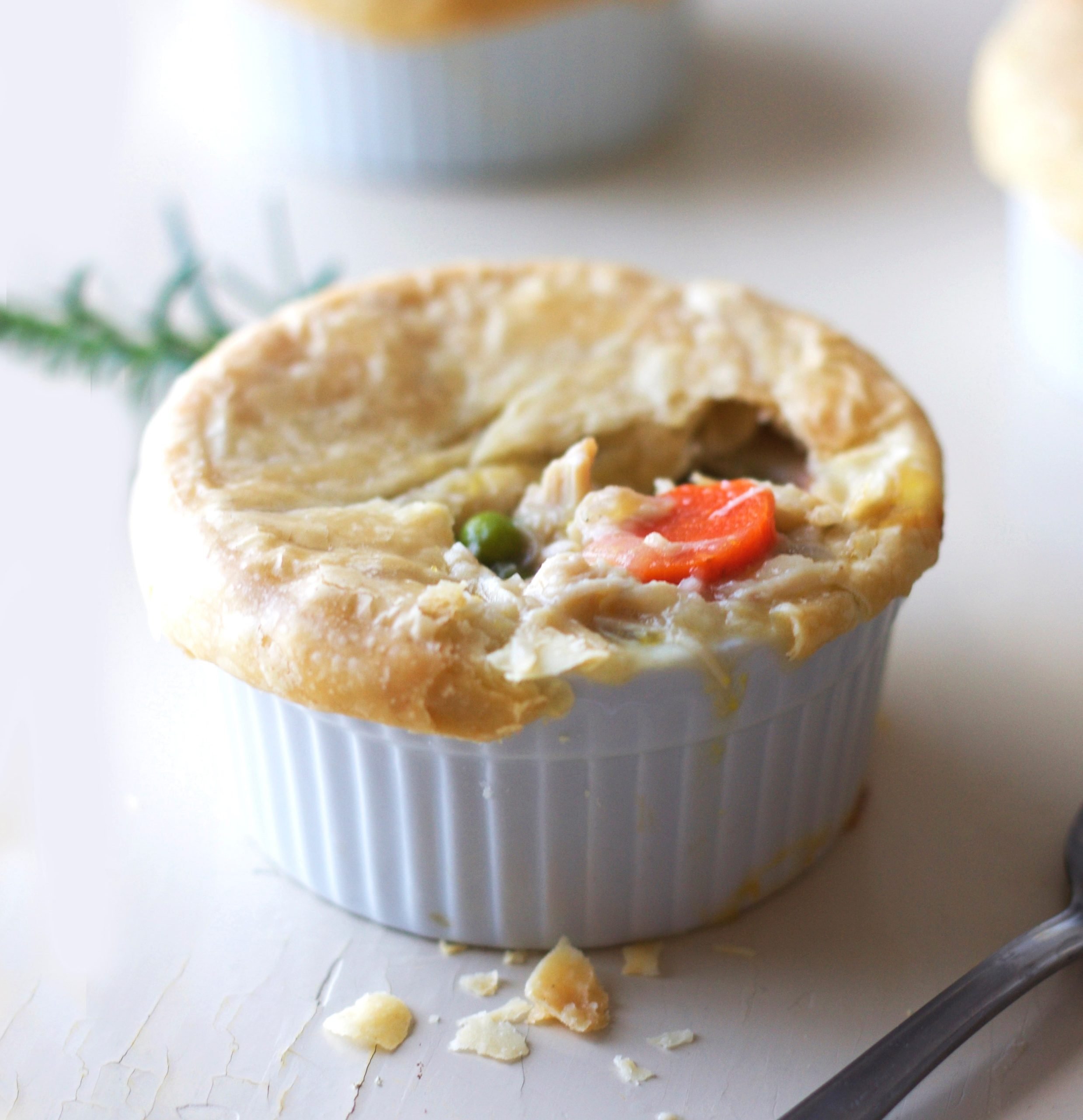pastel de pollo